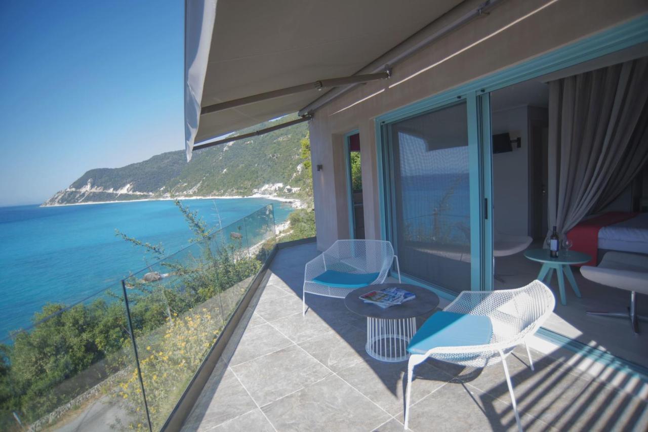 The Ionian View Aparthotel Áyios Nikítas Szoba fotó